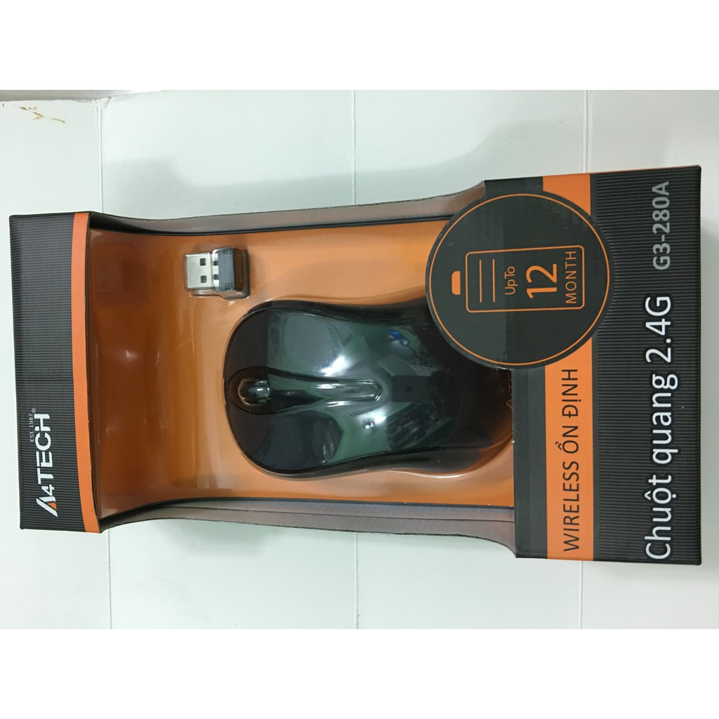 CHUỘT KHÔNG DÂY A4TECH G3 280 (Chính Hãng)