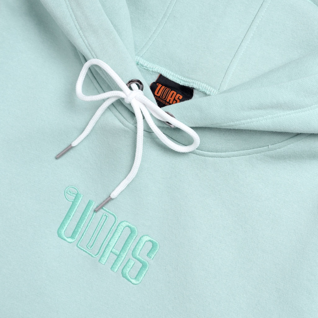 Áo Hoodie UDAS unisex dành cho nam và nữ có mũ form rộng BASIC - Mint
