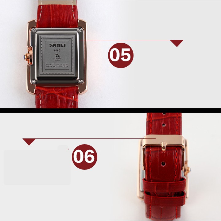 Đồng hồ nữ Skmei chính hãng dây da cao cấp SP459 (Nhiều màu) | BigBuy360 - bigbuy360.vn