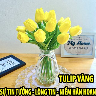 Hoa Tulip decor để bàn trang trí