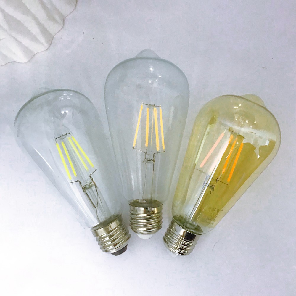 Bóng đèn LED EDISON ST64 VINTAGE nhiều loại dùng dimmer điều chỉnh - 4w/6w | BigBuy360 - bigbuy360.vn
