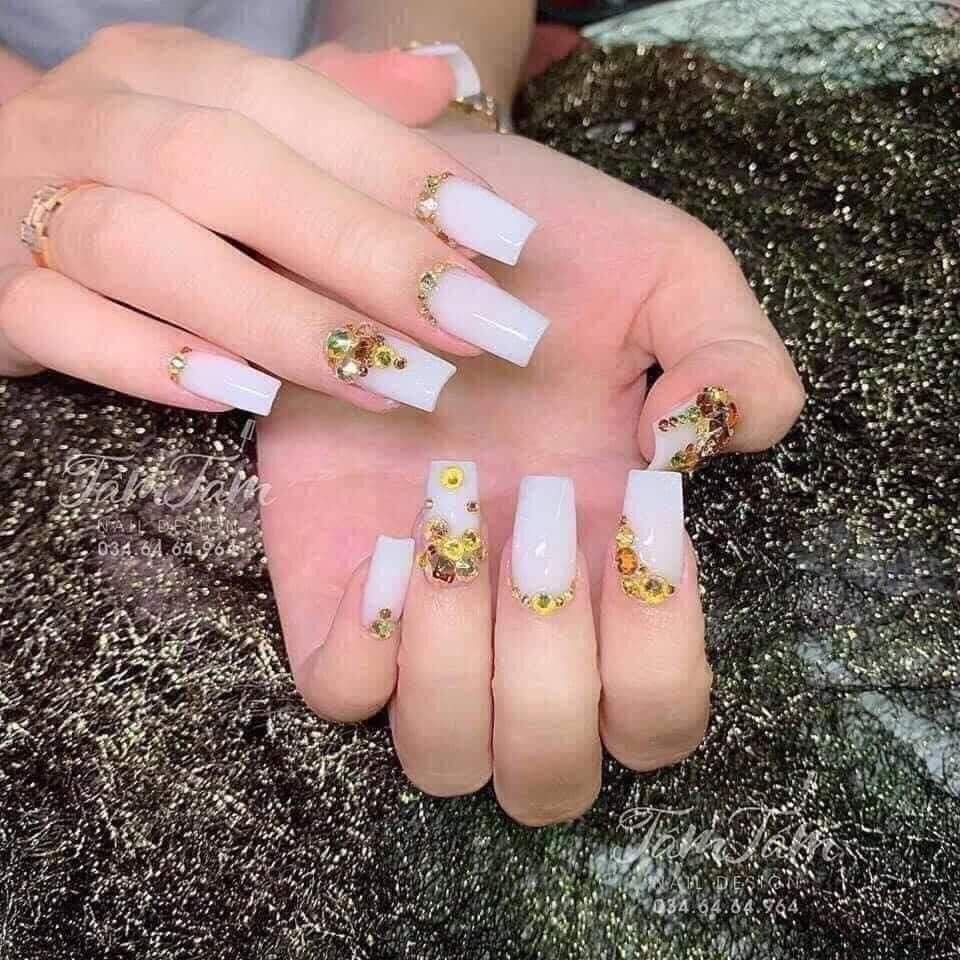Sơn Gel Trắng Trắng Sữa Đen Nước Gạo Trắng Đục BURR