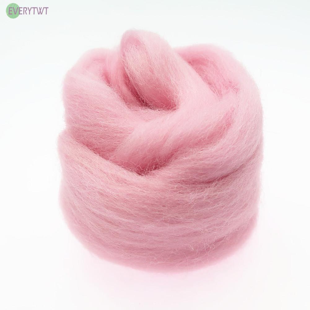 Needle Felting Wool New DIY Carded Wool Spinning Wet Felting Wonderful@New