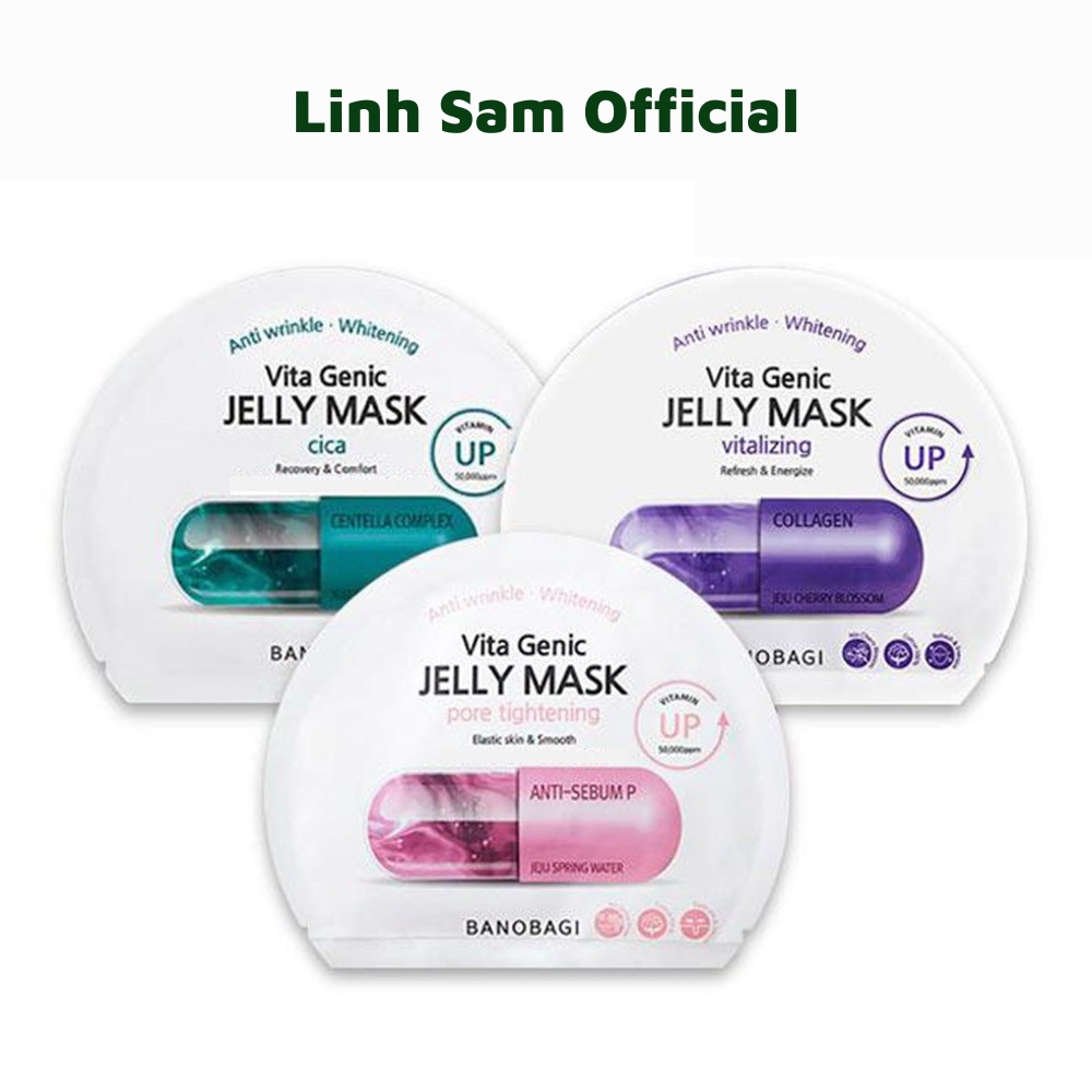 Combo 10 Miếng Mặt Nạ Dưỡng Da Banobagi Jelly Mask 30ml x 10
