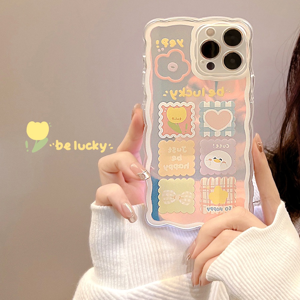 Ốp Điện Thoại TPU Dẻo Màu laser Họa Tiết graffiti Sang Trọng Cho iPhone 11 12 13 Pro max mini XS max xr 7 8 se2020 plus
