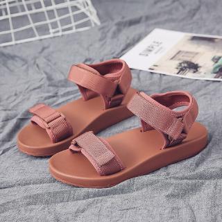 Giày Xăng Đan Đi Biển Kiểu Hàn Quốc Thời Trang Mùa Hè Cho Học Sinh