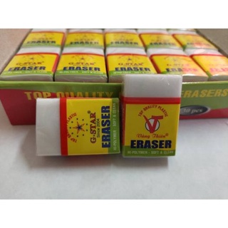 Combo 3 viên gôm-tẩy gstar trắng-đen-màu e207 e108