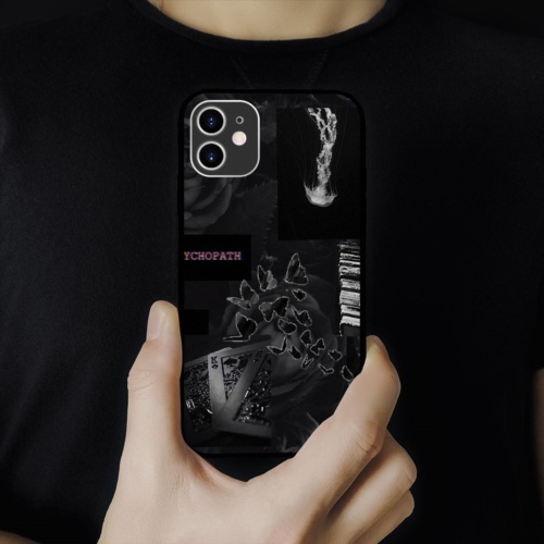 Ốp Lưng iPhone hình card dark night collage art pop art đen  cho các dòng SAMSUNG PAP20210794