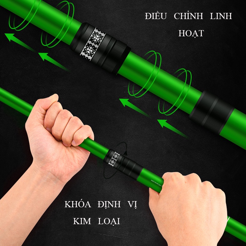 Chống Cần Câu Đài Gác Cần Câu Đài Rice Fishing chất liệu Carbon có thể thu gọn cao cấp KK-3