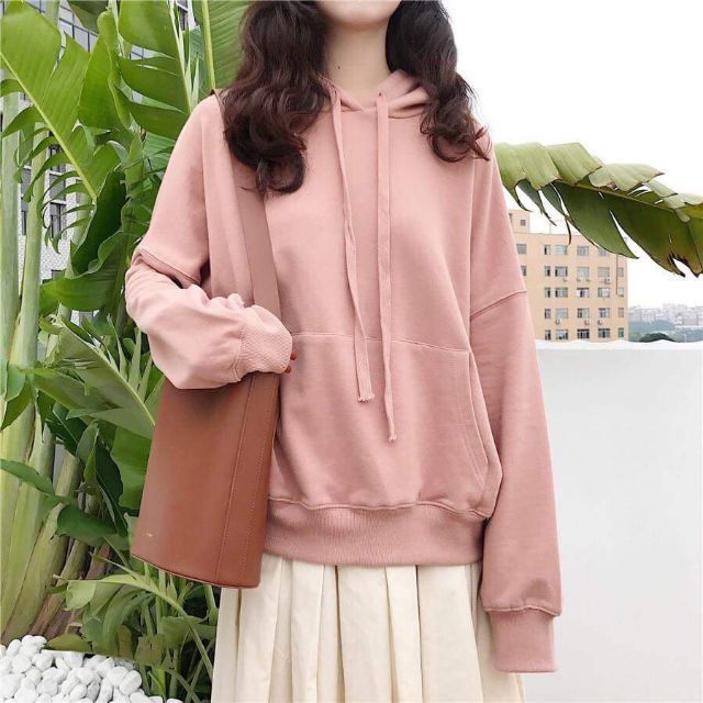 HOODIE HỒNG- KÈM ẢNH THẬT