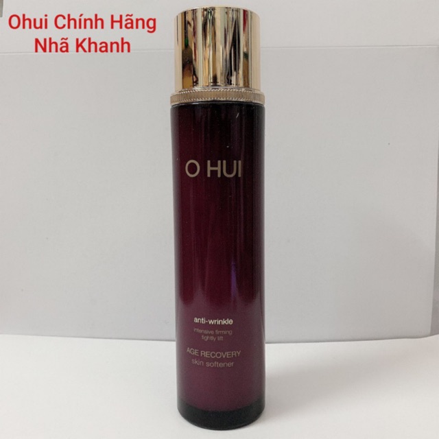 Nước hoa hồng cải thiện lão hóa Ohui Age Recovery Skin Softener 150ml tách set - Nhã Khanh Ohui