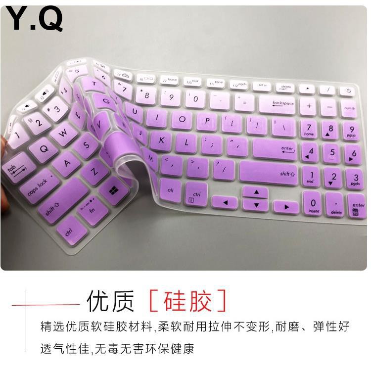 D.F.  Asus 509 15.6Inch Miếng Dán Bàn Phím Silicon Siêu Mỏng Cho Asus S2 S5300 V5000 S5300F