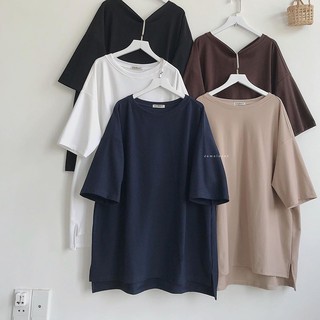 Áo phông nữ trơn basic form rộng  - 1503 Gere closet