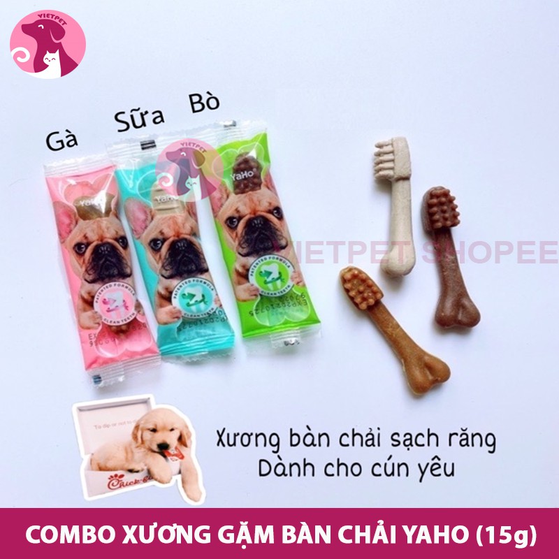 Xương gặm sạch răng cho chó - Yaho (Chính hãng, ngon bổ rẻ)