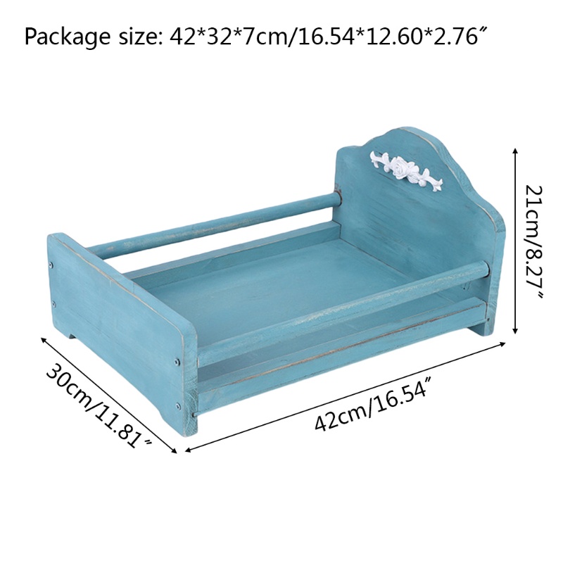 Giường Ngủ Mini Có Thể Tháo Rời Dùng Làm Phụ Kiện Chụp Ảnh Cho Bé Sơ Sinh