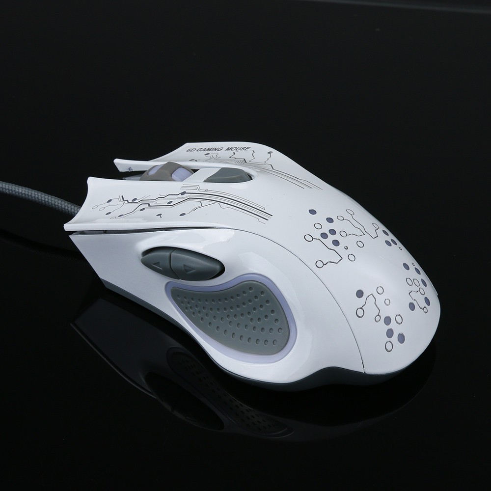 Chuột quang Gaming có dây tích hợp đèn LED 6 nút 5500DPI cho PC / Laptop | BigBuy360 - bigbuy360.vn