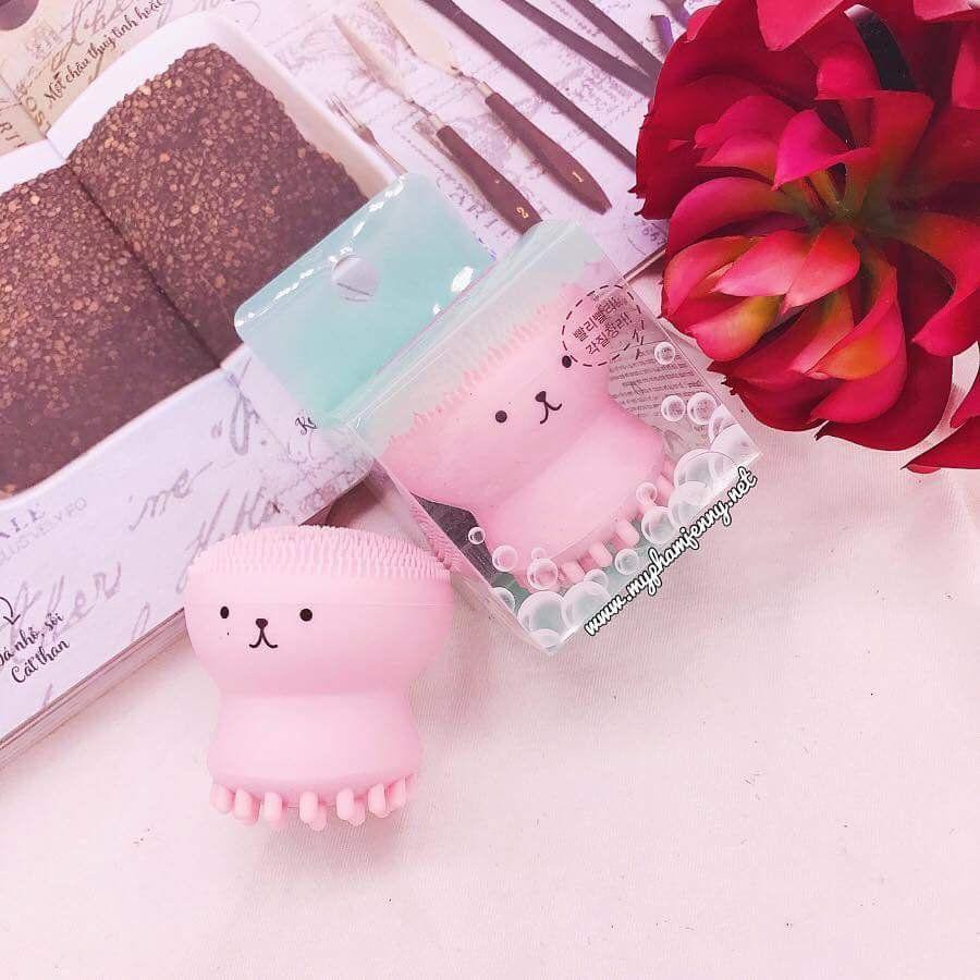 Cọ Rửa Mặt và Masage Bạch Tuộc