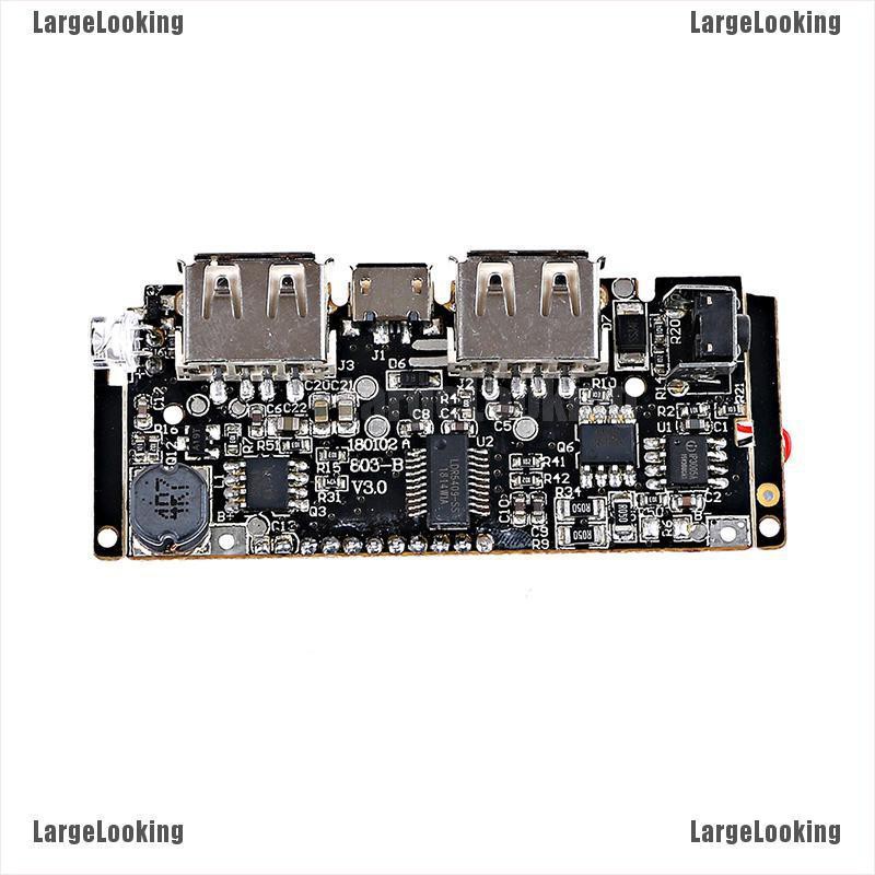 Bảng Mạch Sạc Pcb Cổng Usb Kép 1a 2.1a 18650 Chuyên Dụng