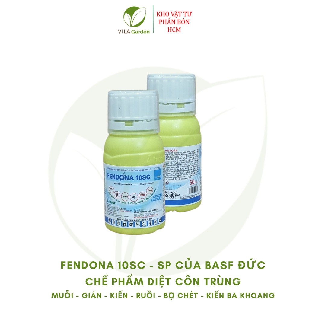 Thuốc trừ kiến, muỗi và côn trùng Fendona 10sc (50ml)