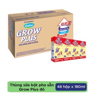  THÙNG SỮA BỘT PHA SẴN DIELAC GROW PLUS GAIN PRO 180ML (48 HỘP)