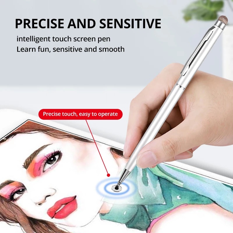 Bút Bi Cảm Ứng 2 Trong 1 Đa Năng Màu Sắc Ngẫu Nhiên / Ngẫu Nhiên