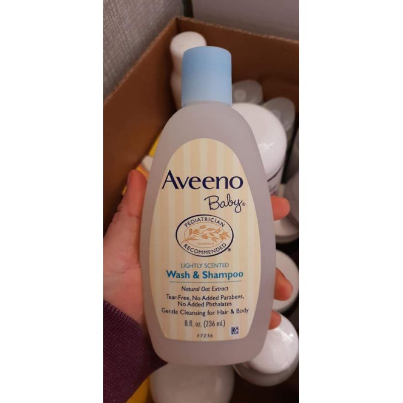 Sữa Tắm gội Aveeno Baby Lightly Scent 236ml cho bé
