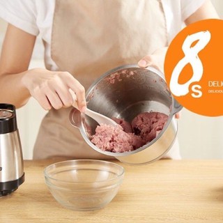 Máy xay thịt sandee cao cấp 2 lit - bánh răng thép, trục xay inox 300W