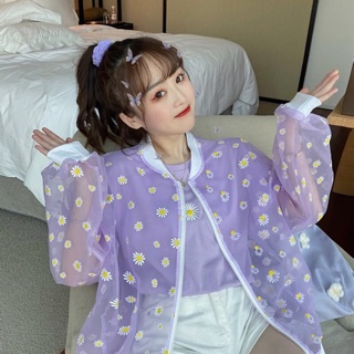 Áo khoác hoa cúc ulzzang