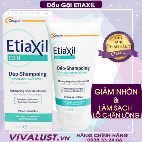 Dầu Gội ETIAXIL Deo-Douche 24H (150ml) - Làm Sạch Và Điều Tiết Bã Nhờn