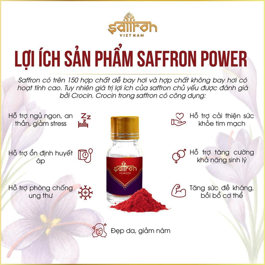 Bột Nhuỵ Hoa Nghệ Tây SAFFRON BAHRAMAN 1Gr [Date 03/2023]