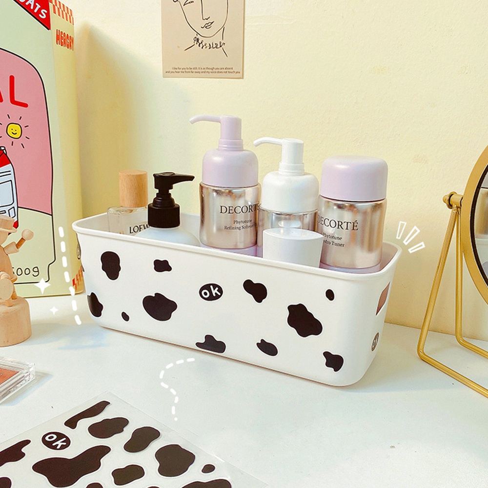 Hộp đựng mỹ phẩm có giá đỡ gắn tường đa năng/ Nhãn dán độc đáo tùy chọn (có bán lẻ)