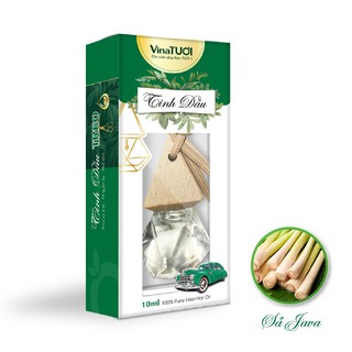 Tinh dầu treo xe cao cấp vina tươi 10ml - sả java