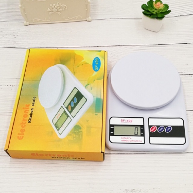 Cân Điện Tử Cân Tiểu Ly Electronic Kitchen Scale 10kg SF400