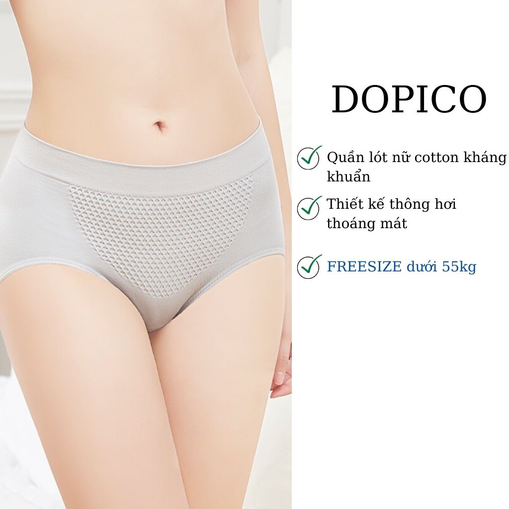 Quần lót nữ cotton kháng khuẩn cao cấp đẹp thông hơi mặc cực thích DOPICO Q011