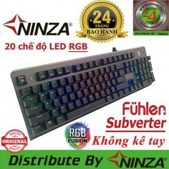 [tặng lót chuột] Bàn phím Fuhlen Subverter - Bàn phím cơ led RGB - Phím cơ đẳng cấp bh 2 năm