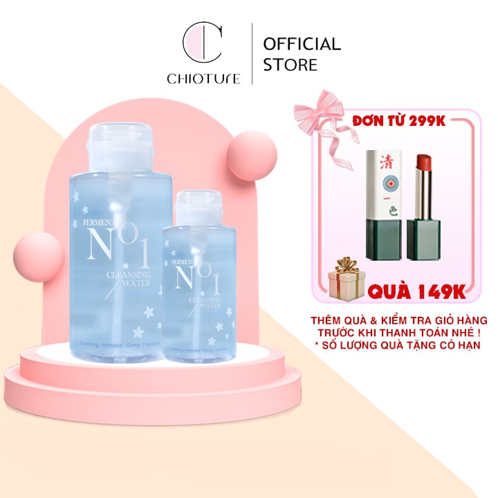 Nước tẩy trang cho mọi loại da Chioture Ferment one cleansing water 500ml