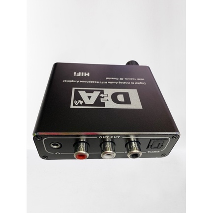 Bộ chuyển đổi âm thanh (tặng cáp optical) HIFI 2 chiều (optical) audio AV có núm điều chỉnh âm lượng