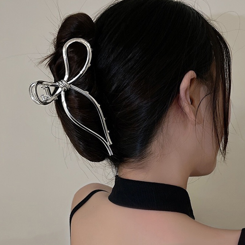 Kẹp Tóc Hình Bướm Bằng Kim Loại Cho Nữ