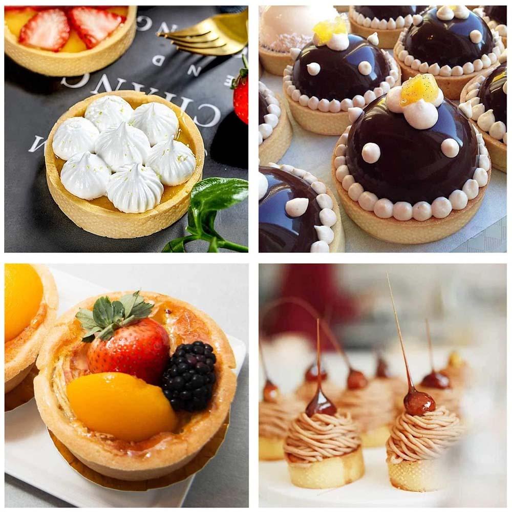 1 Khuôn Cắt Bánh Tart Bằng Thép Không Gỉ