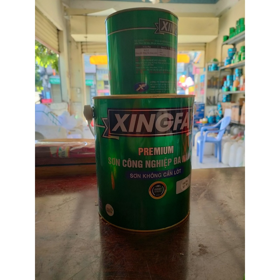 SƠN SẮT MẠ KẼM 2 THÀNH PHẦN XINGFA LON 4KG