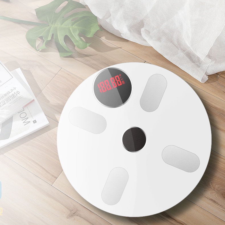 Cân Sức Khỏe Điện Tử 180kg Cân Thông Minh Kết Nối Điện Thoại - Cân Điện Tử Mặt Kính Gia Đình Mini Chính Xác Từng Gram