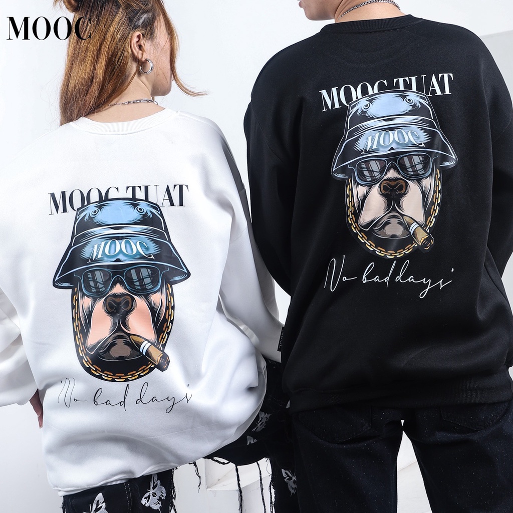 Áo nỉ bông Unisex MOOC CLOTHES 12 con giáp -Hình Chó | BigBuy360 - bigbuy360.vn