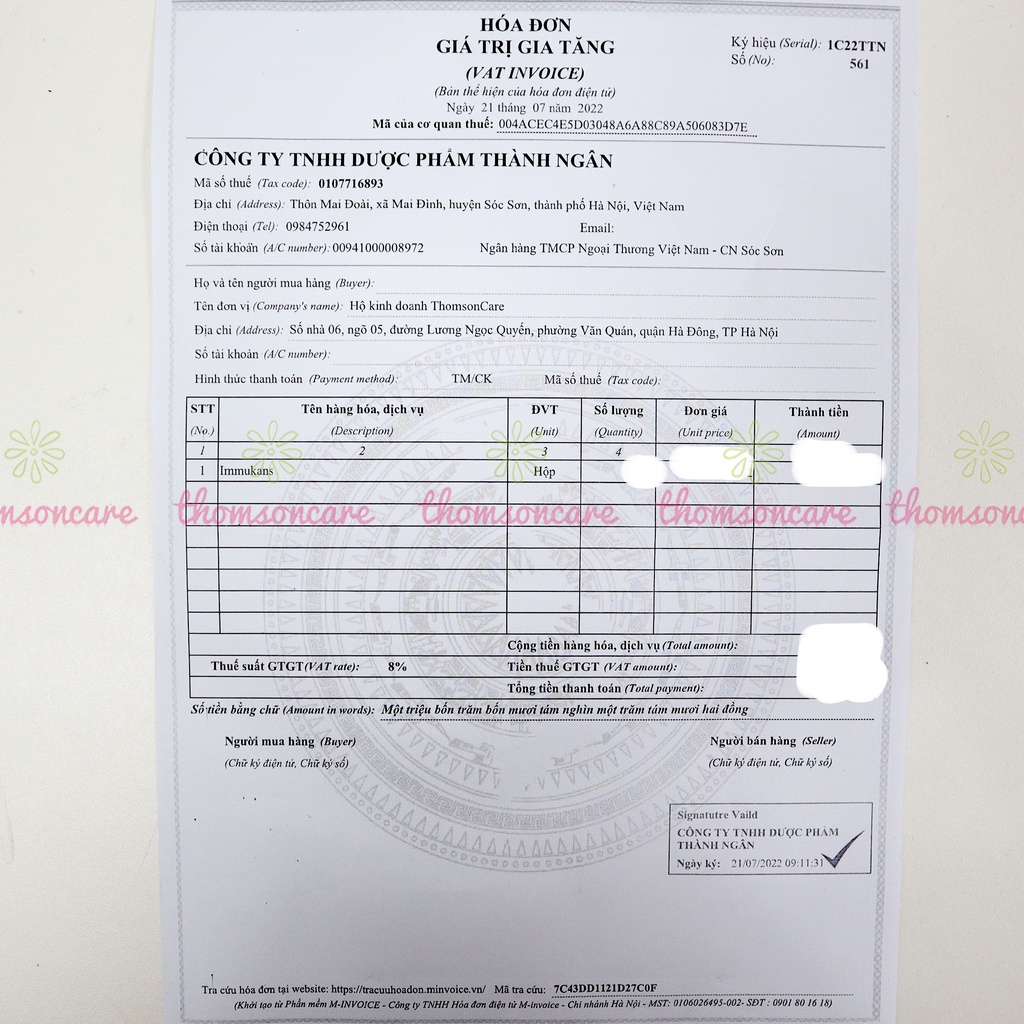 Siro tăng sức đề kháng và ăn ngon Immukans Kids - từ keo ong có thêm vitamin C cho bé từ Ý - Chai 150ml