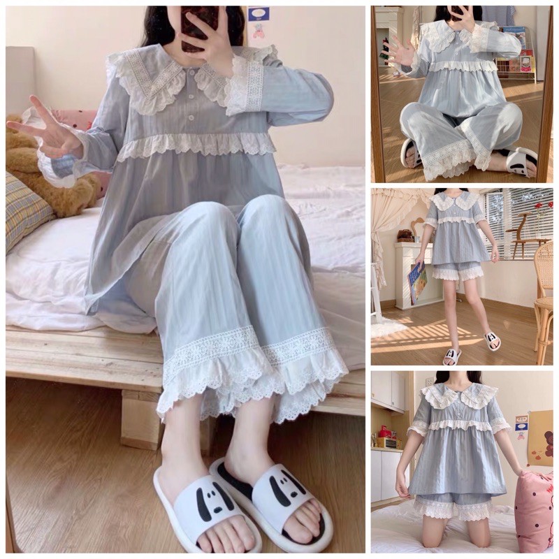 🌸SALE🌸Bộ ngủ dễ thương đáng yêu order Quảng Châu (bầu vô tư bon chen)