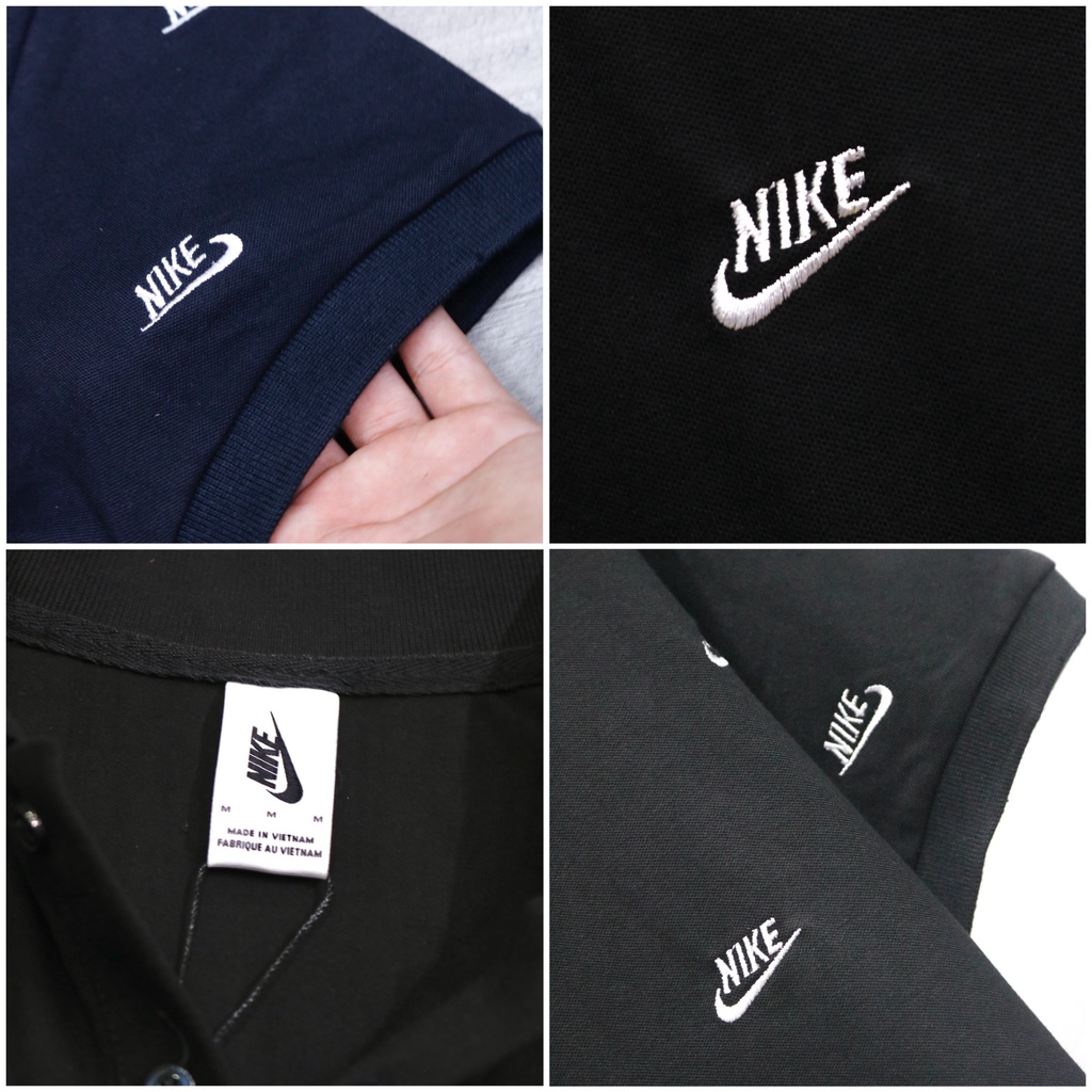 Áo thun POLO NIKE Logo Thêu Nam Nữ Cổ Bẻ - Vải Vải Cá Sấu Cotton Lacoste Trẻ Trung
