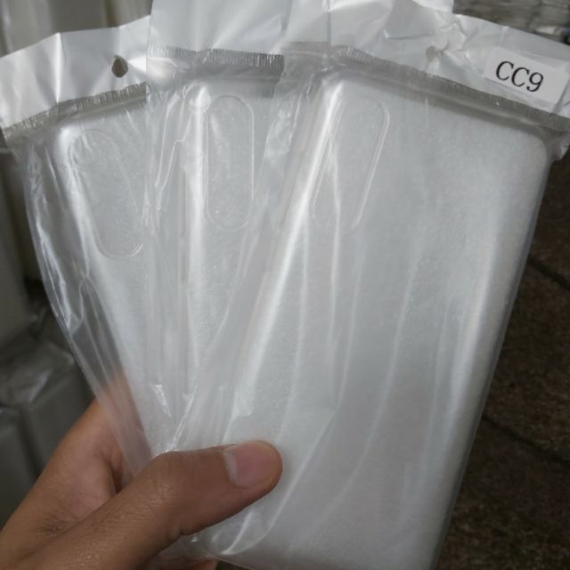 Bộ 3 chiếc ốp silicon xiaomi mi CC9 trong suốt (loại A)