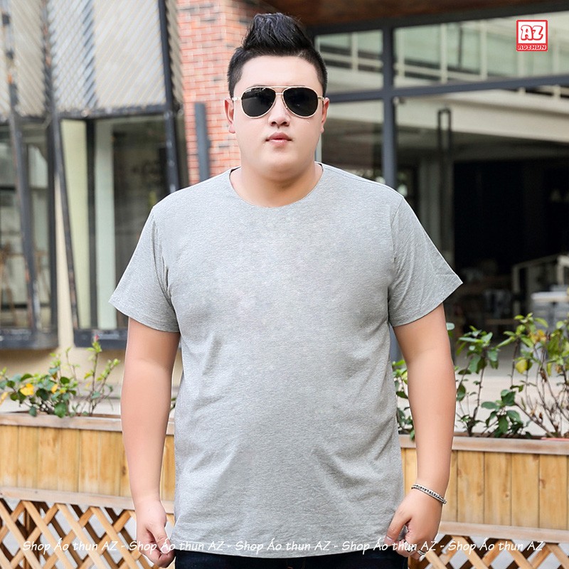Áo thun Nam Nữ Big Size 100kg trở lên  - Vải thun Cotton