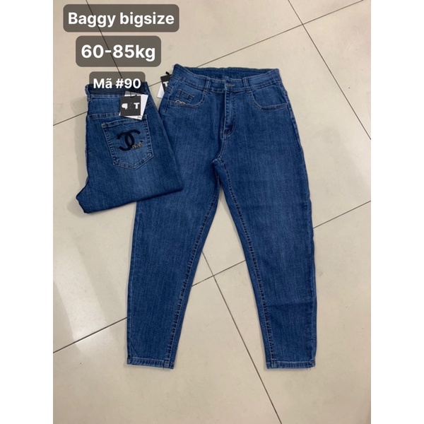 quần jean baggy bigsize vải co giãn 4 chiều mặc siêu tôn dáng