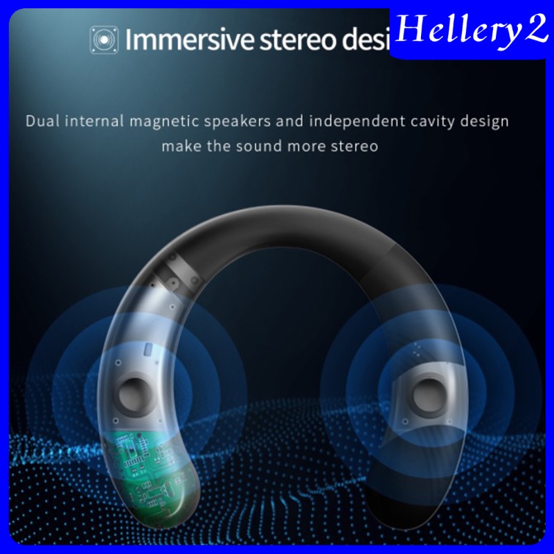 [HELLERY2] Neckband Bluetooth Headphone Speaker Wireless Speaker Headset Home Indoor