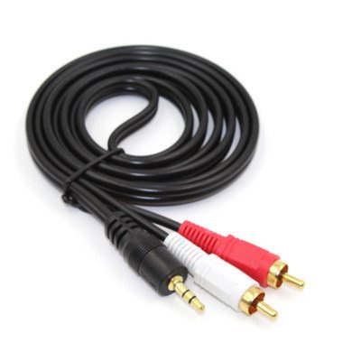 Dây cáp âm thanh 3.5 ra 2 đầu hoa sen chống nhiễu dài 1.5M